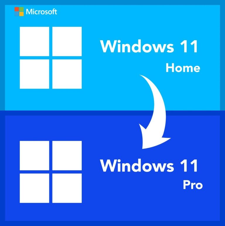 Mlicenses Upgrade from Windows 11 Home to Pro