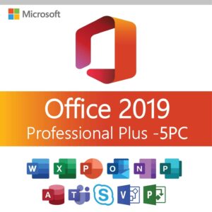 Keylistore Microsoft Office 2019 Professional Plus 5PC